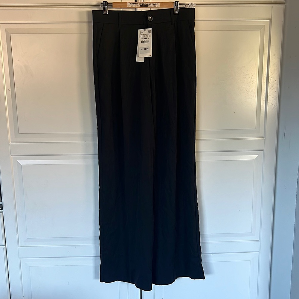 Zara women’s wide leg dress pants